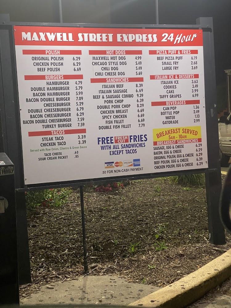 Maxwell Street Express Hamburger
